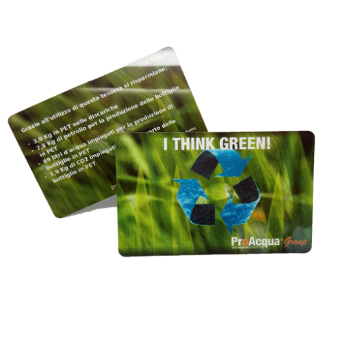 Offest printing stripe rfid smart magnetic card